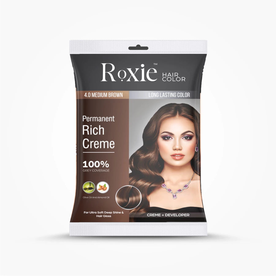 Roxie hair color sachet medium brown